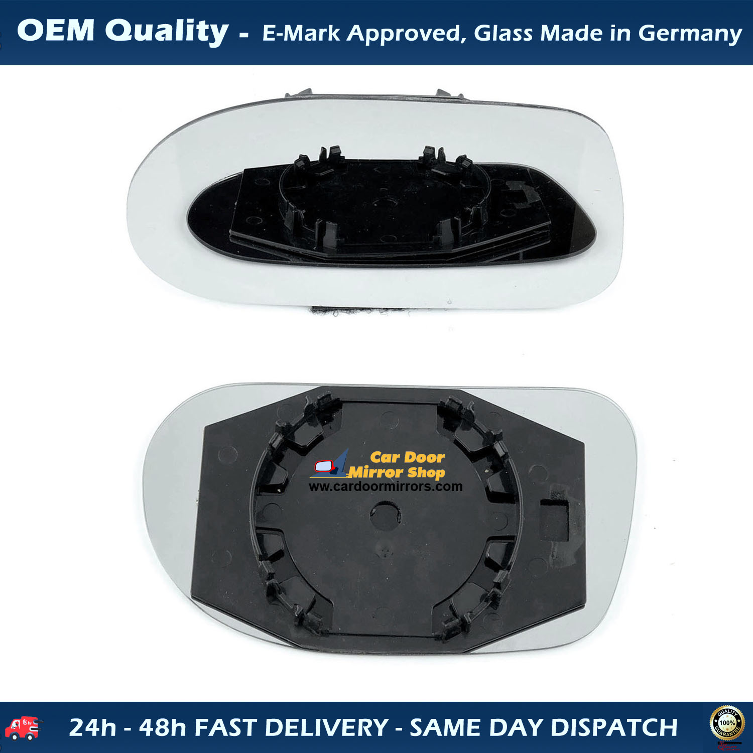 FIAT Marea Wing Mirror Glass With Base LEFT HAND ( UK Passenger Side ) 1995 to 2003 – Convex Wing Mirror