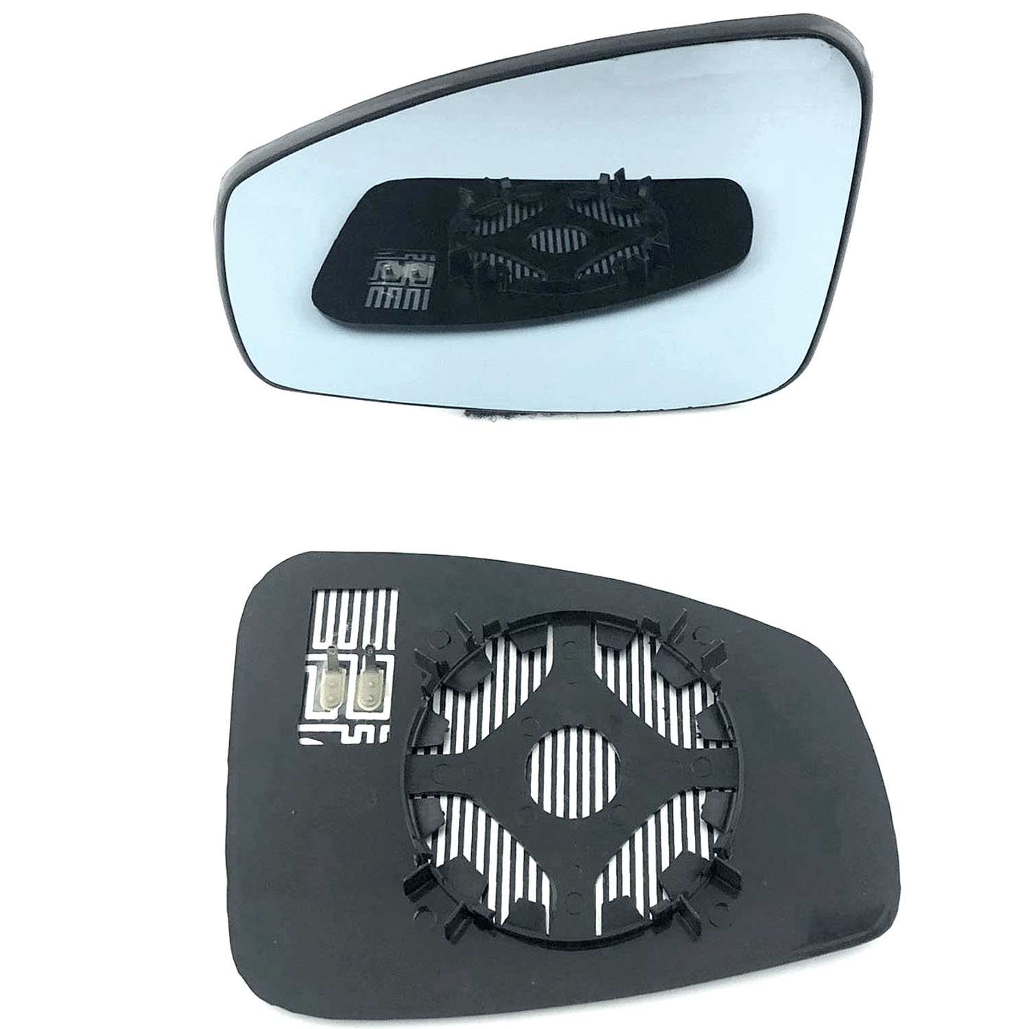 Renault Laguna Wing Mirror Glass With Base LEFT HAND ( UK Passenger Side ) 2008 to 2015 – Heated Base Convex Mirror