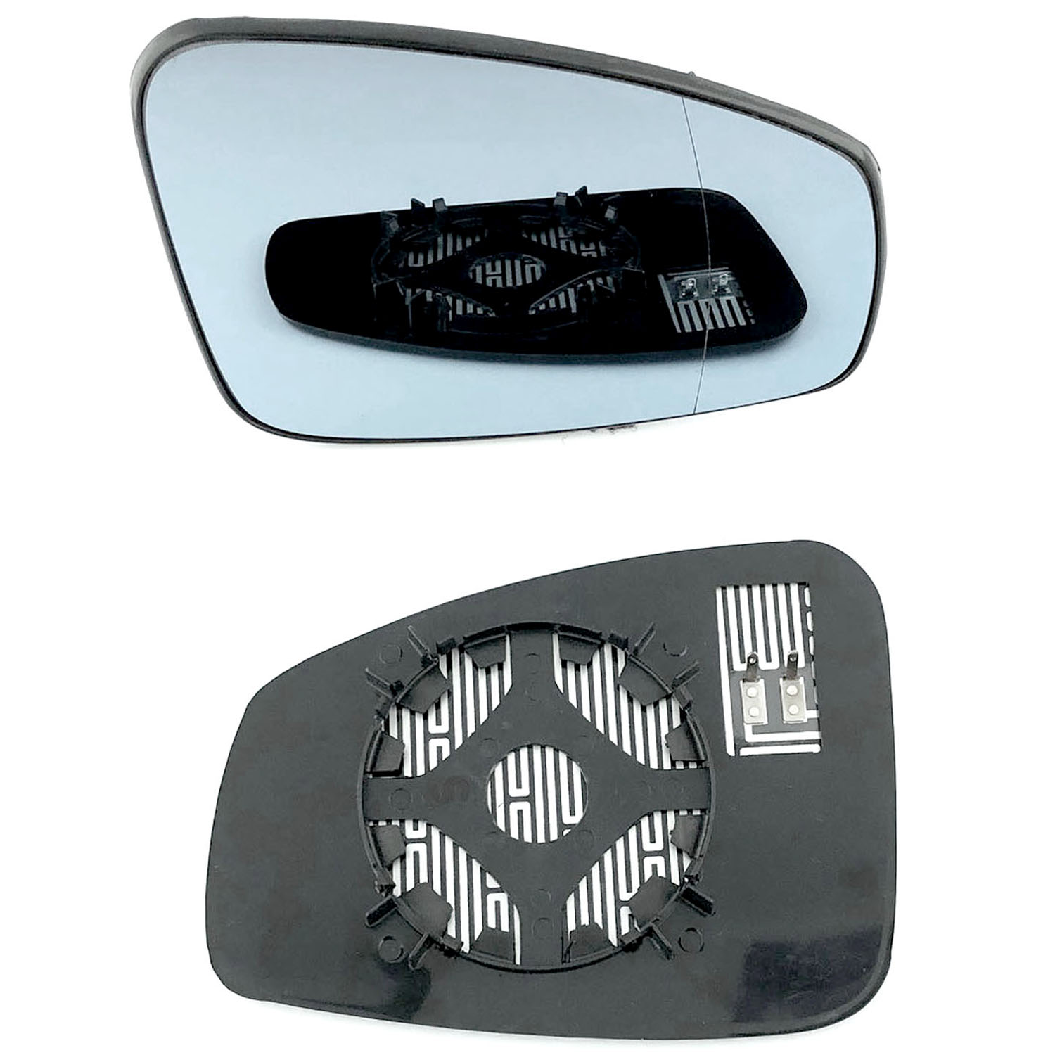 Renault Megane Wing Mirror Glass With Base RIGHT HAND ( UK Driver Side ) 2008 to 2015 – Heated Base Wide Angle Wing Mirror