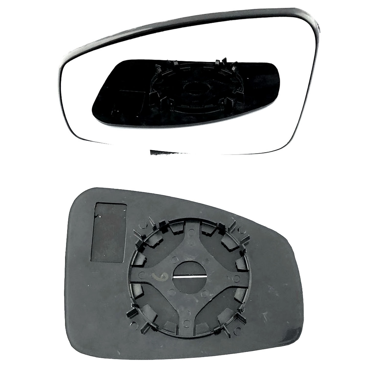 Renault Megane Wing Mirror Glass With Base LEFT HAND ( UK Passenger Side ) 2008 to 2015 – Convex Wing Mirror