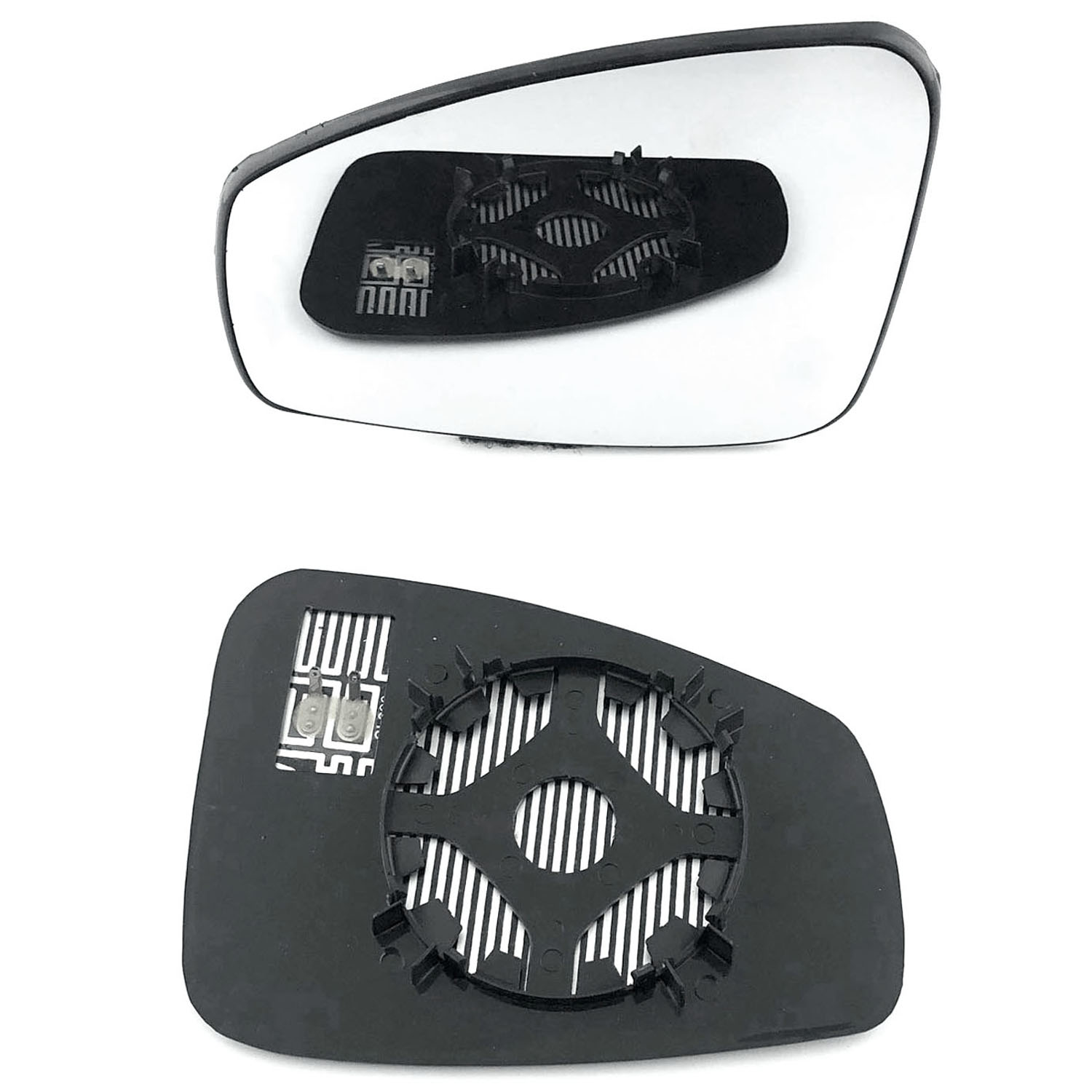 Renault Laguna Wing Mirror Glass With Base LEFT HAND ( UK Passenger Side ) 2008 to 2015 – Heated Base Convex Mirror