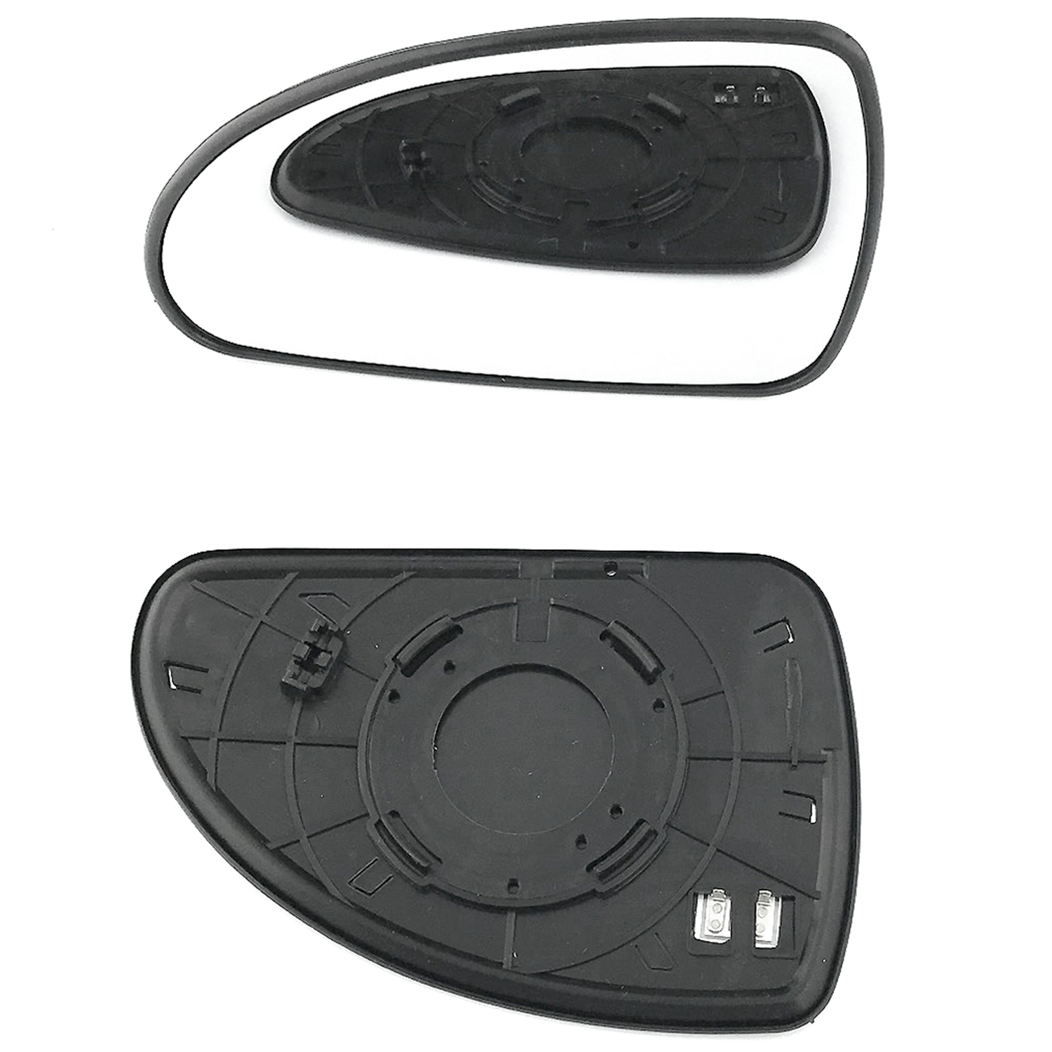 KIA Ceed Wing Mirror Glass With Base LEFT HAND ( UK Passenger Side ) 2006 to 2009 – Heated Base Convex Mirror