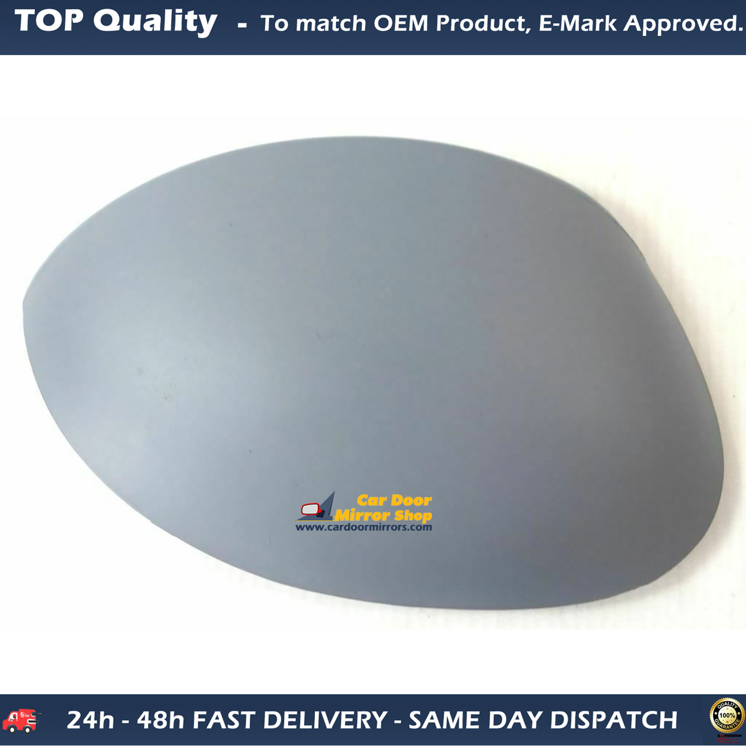 Peugeot 206 Wing Mirror Cover RIGHT HAND ( UK Driver Side ) 1998 to 2012 – Wing Mirror Cover ( Primed )