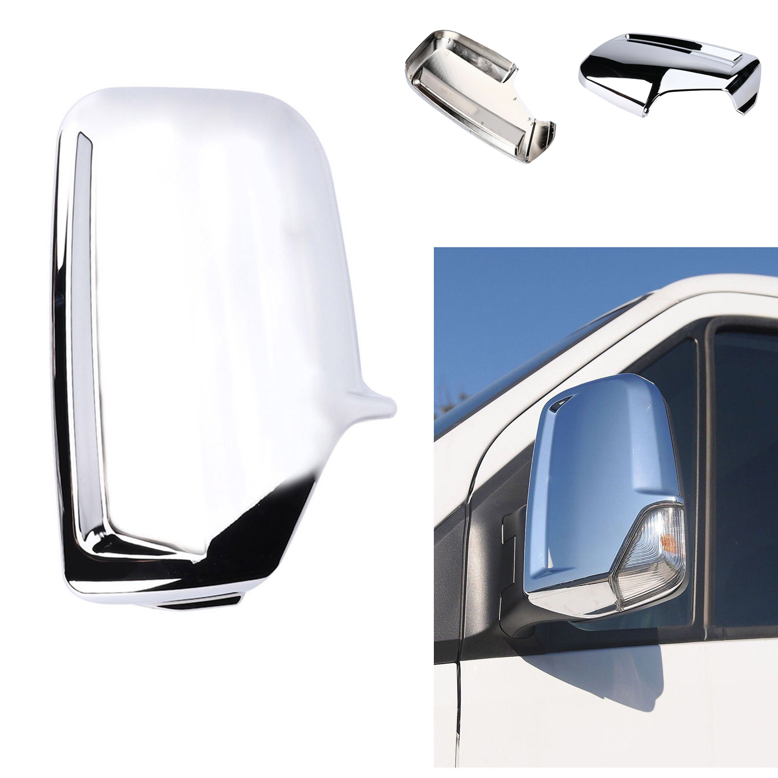 Mercedes Sprinter Wing Mirror Cover LEFT HAND ( UK Passenger Side ) 2006 to 2011 – Wing Mirror Cover