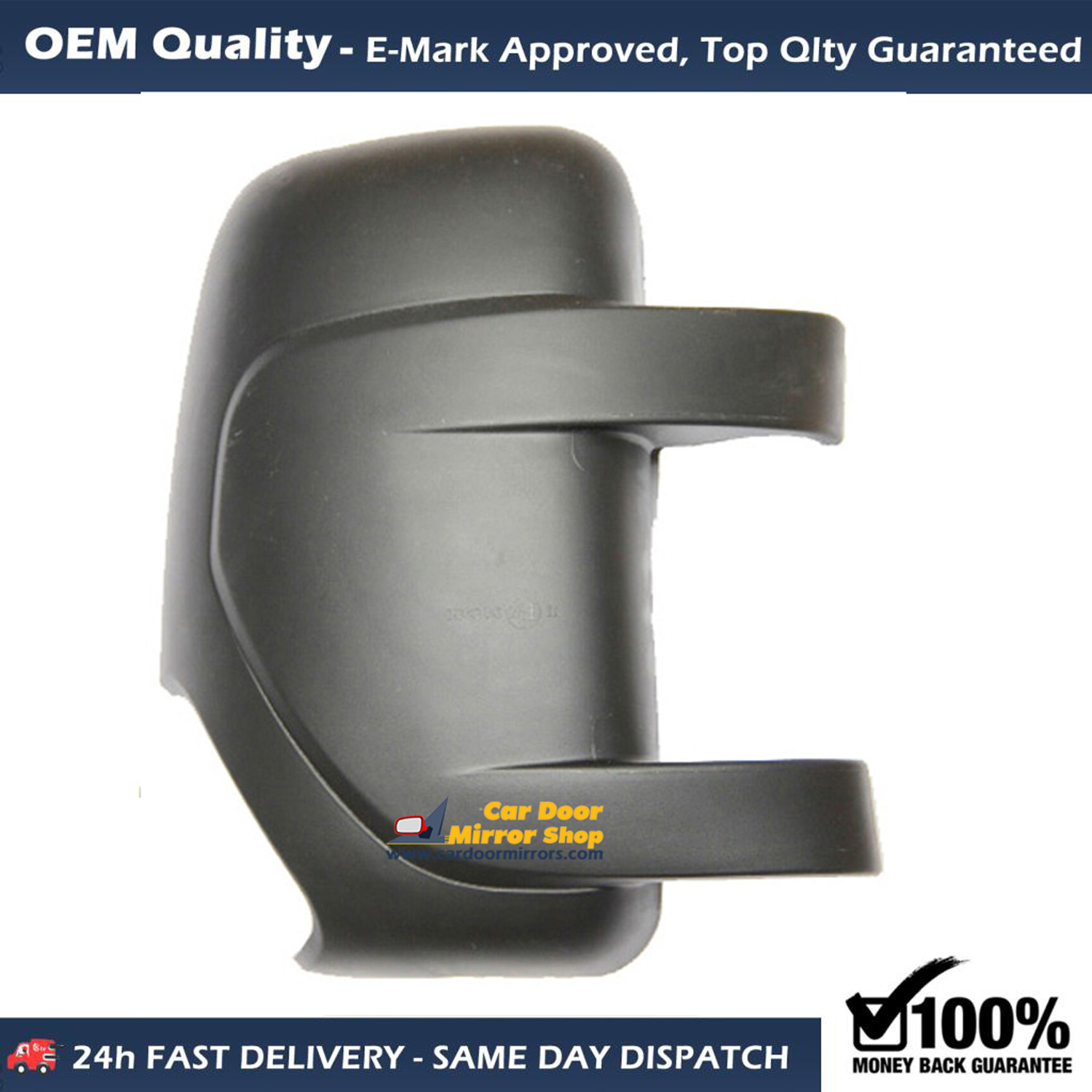 Nissan Interstar Wing Mirror Cover RIGHT HAND ( UK Driver Side ) 2003 to 2009 – Wing Mirror Cover