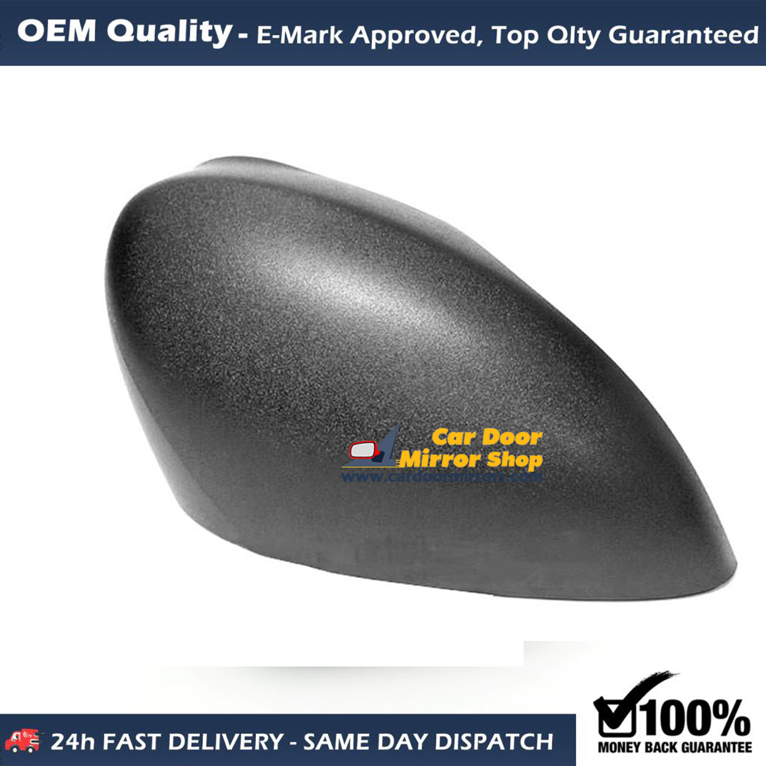 Ford B Max Wing Mirror Cover RIGHT HAND ( UK Driver Side ) 2012 to 2018 – Wing Mirror Cover