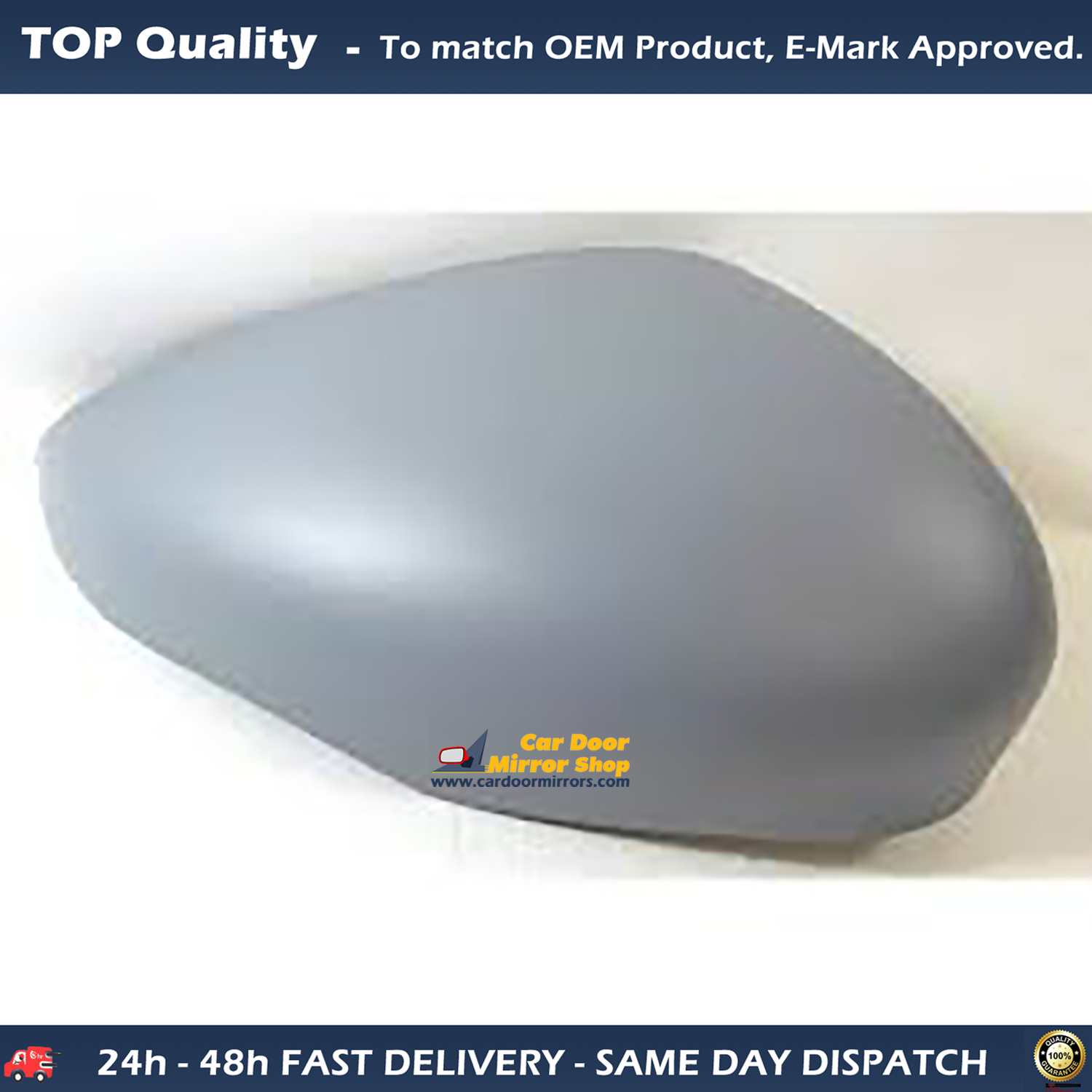 Ford Fiesta Wing Mirror Cover RIGHT HAND ( UK Driver Side ) 2008 to 2012 – Wing Mirror Cover ( Primed )