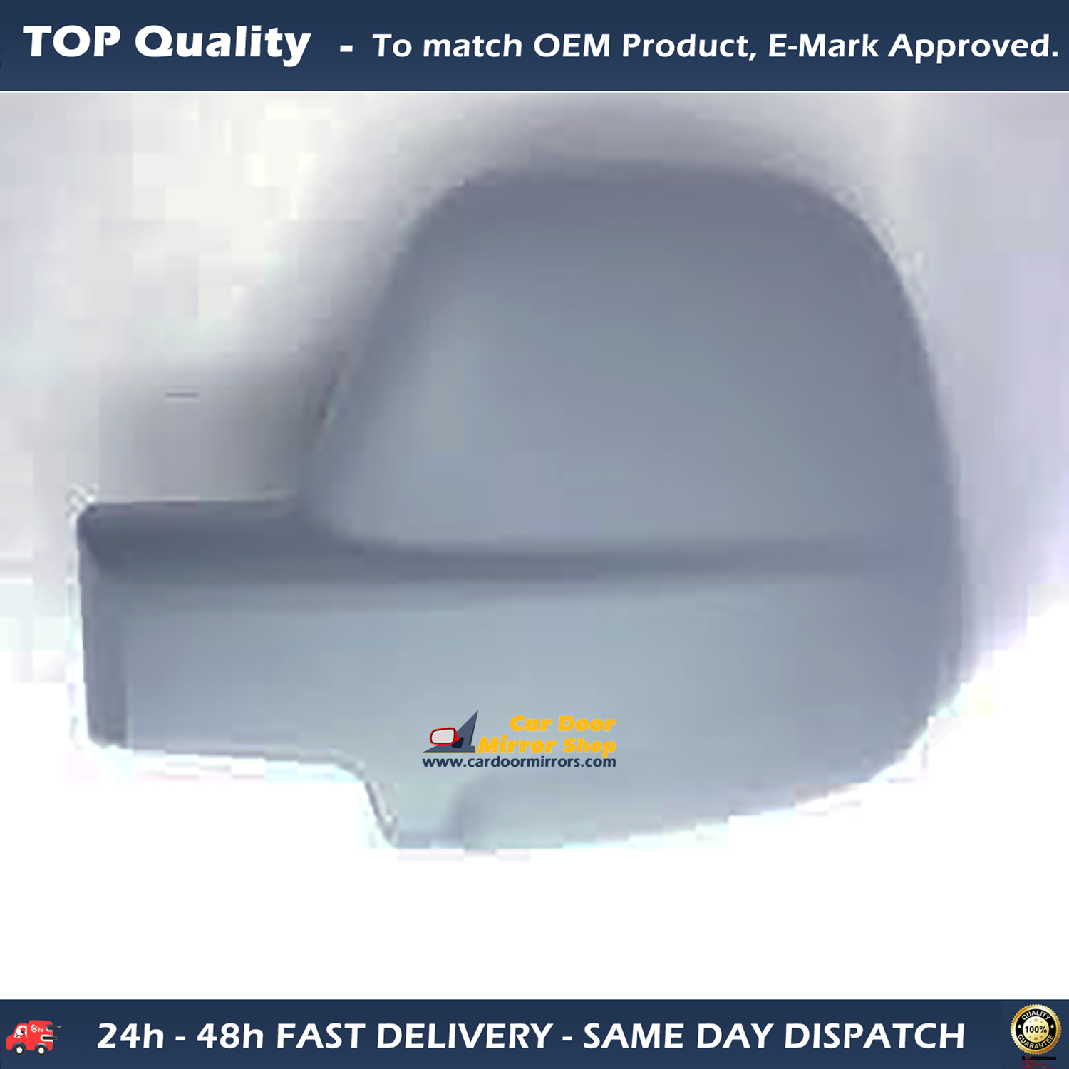 Renault Trafic Wing Mirror Cover LEFT HAND ( UK Passenger Side ) 2020 Onwards – Wing Mirror Cover ( Primed )