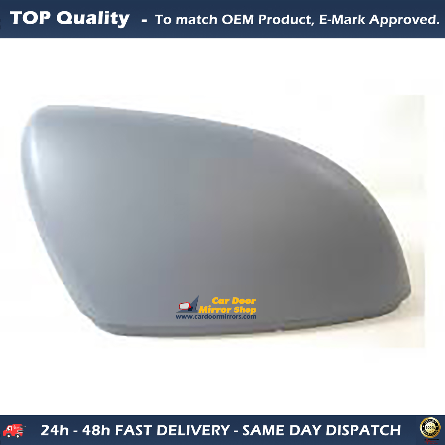 Volkswagen Golf Wing Mirror Cover RIGHT HAND ( UK Driver Side ) 2009 to 2013 – Wing Mirror Cover ( Primed )