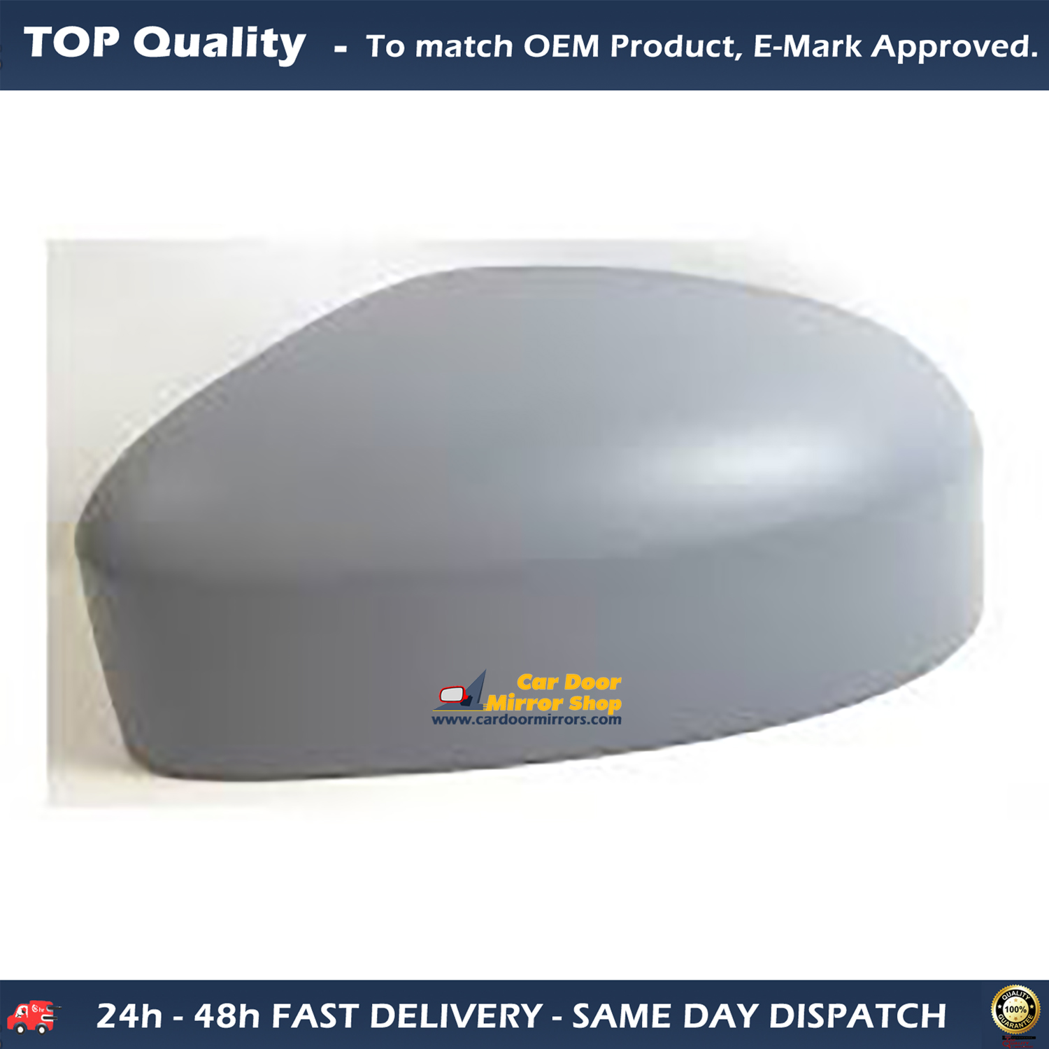 Ford Mondeo Wing Mirror Cover LEFT HAND ( UK Passenger Side ) 2008 to 2013 – Wing Mirror Cover ( Primed )