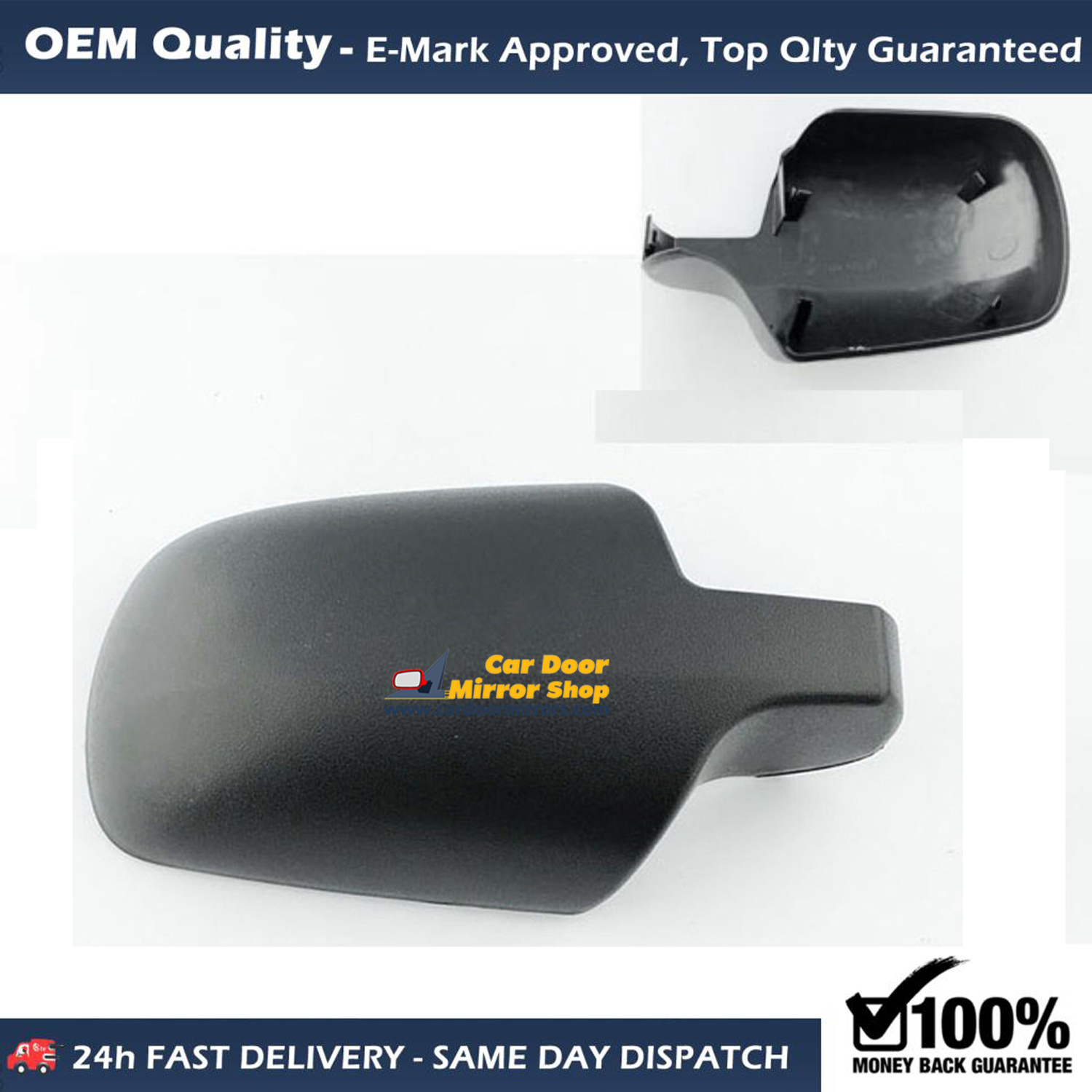 Ford Fusion Wing Mirror Cover LEFT HAND ( UK Passenger Side ) 2002 to 2006 – Wing Mirror Cover