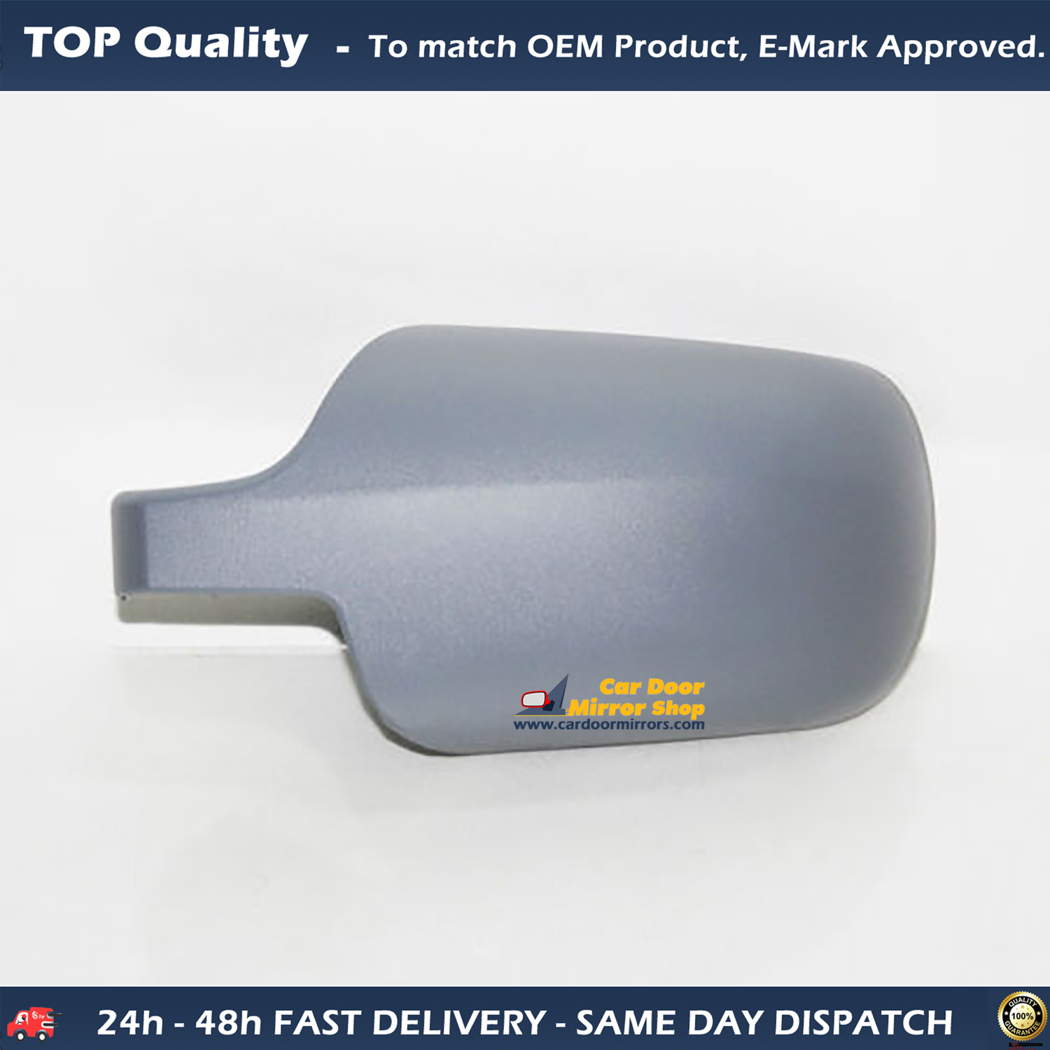 Ford Fiesta Wing Mirror Cover LEFT HAND ( UK Passenger Side ) 2001 to 2008 – Wing Mirror Cover ( Primed )