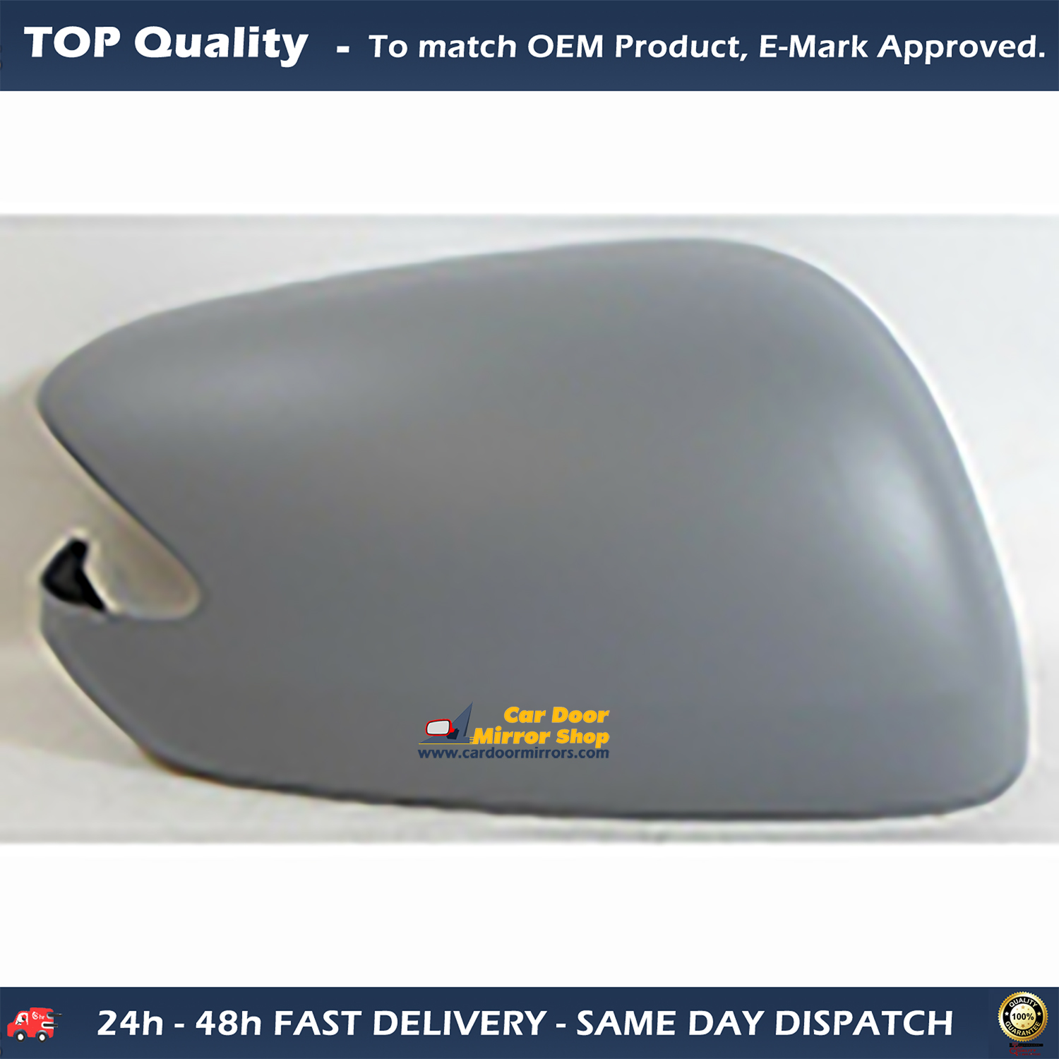 Honda Jazz Wing Mirror Cover RIGHT HAND ( UK Driver Side ) 2013 to 2015 – Wing Mirror Cover ( Primed )