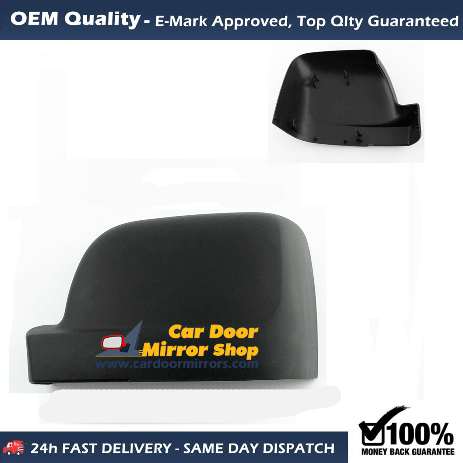 Nissan NV300 Wing Mirror Cover LEFT HAND ( UK Passenger Side ) 2016 to 2020 – Wing Mirror Cover