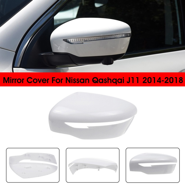 Nissan Qashqai Wing Mirror Cover LEFT HAND ( UK Passenger Side ) 2014 to 2020 – Wing Mirror Cover ( Primed – Paintable Fits for J11 Model )
