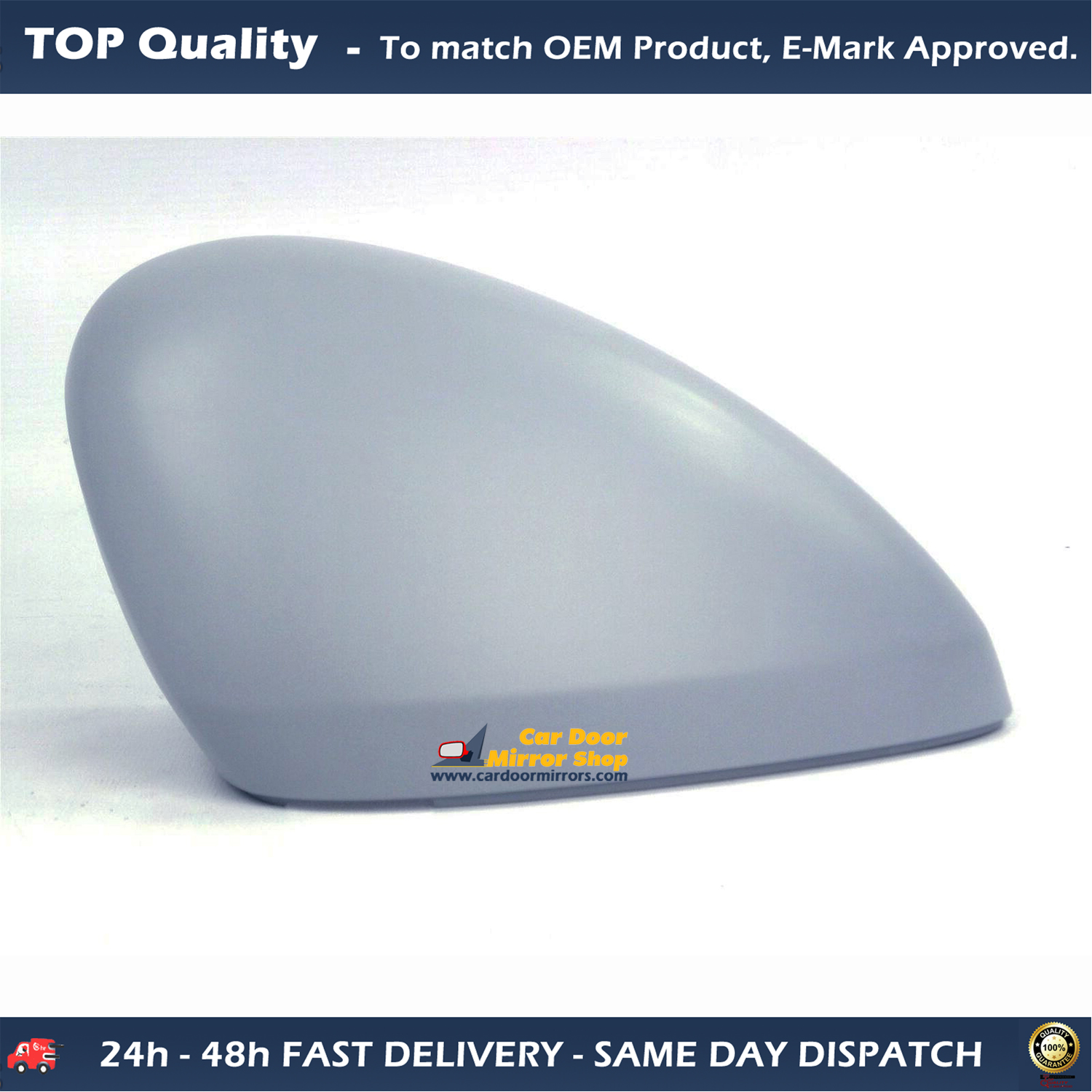 Citroen C3 Wing Mirror Cover RIGHT HAND ( UK Driver Side ) 2016 to 2020 – Wing Mirror Cover ( Primed )