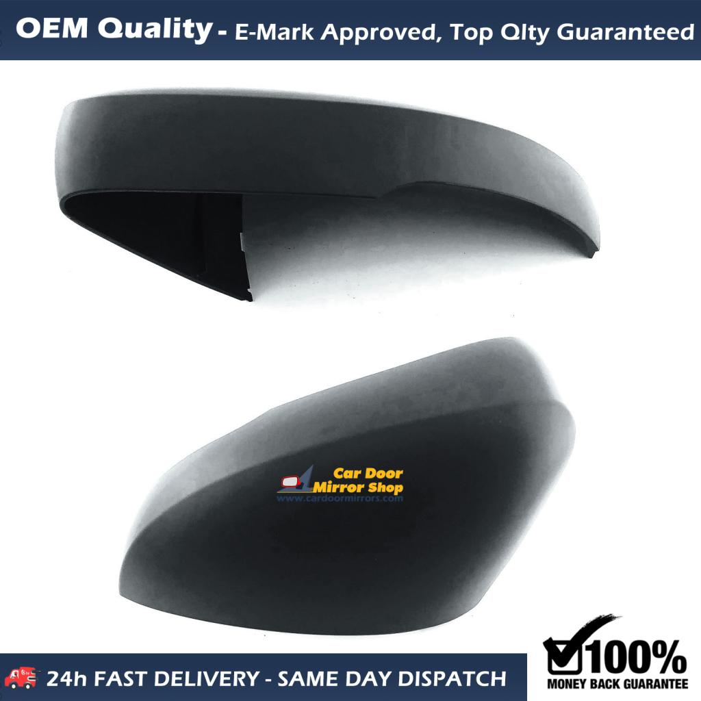 Dacia Duster Wing Mirror Cover LEFT HAND ( UK Passenger Side ) 2010 to 2013 – Wing Mirror Cover MATT BLACK