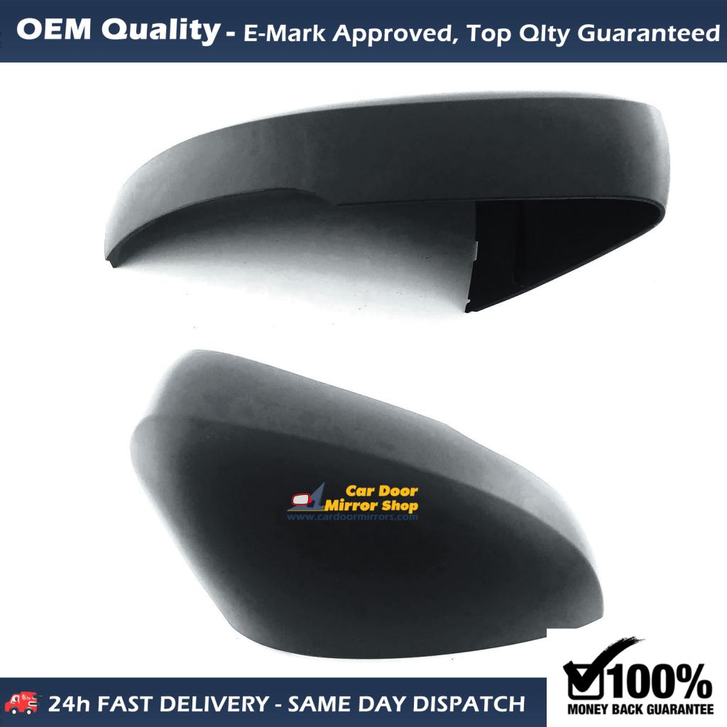 Dacia Duster Wing Mirror Cover RIGHT HAND ( UK Driver Side ) 2010 to 2013 – Wing Mirror Cover MATT BLACK
